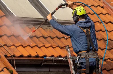 Démoussage et hydrofuge de toiture à Loubens
